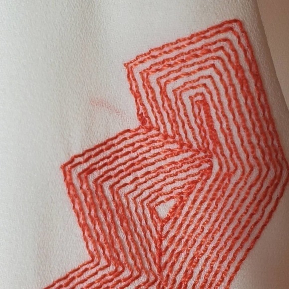 Francesca's High Neck Embroidered Tank Size Small - Picture 6 of 10